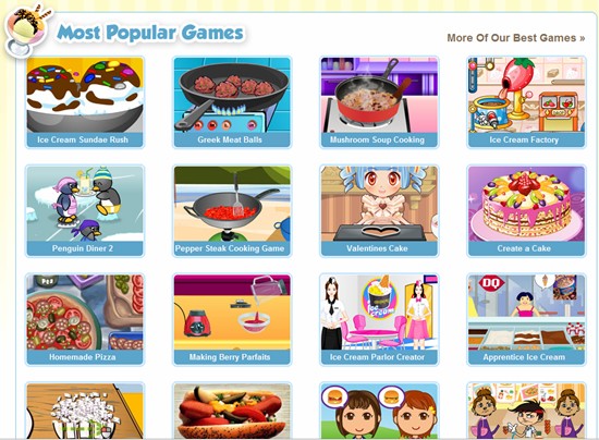 google cooking  games.com