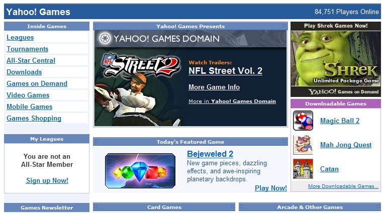 "Yahoo Games"