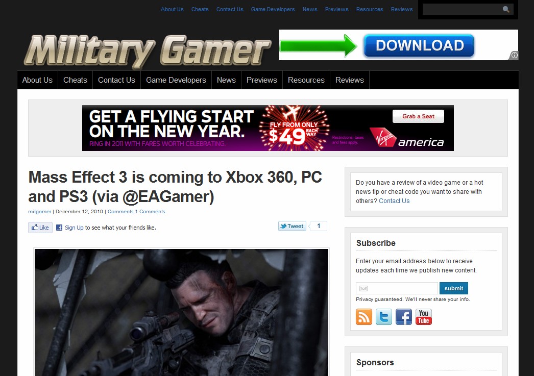 military video games