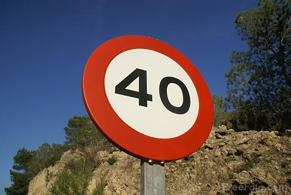 Kilometer sign
