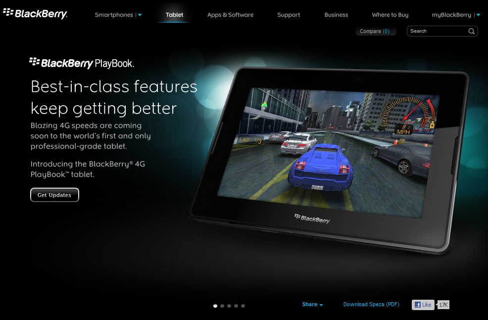 Playbook Tablet