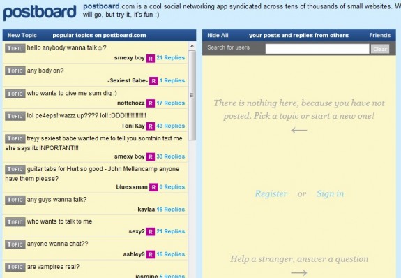postboard