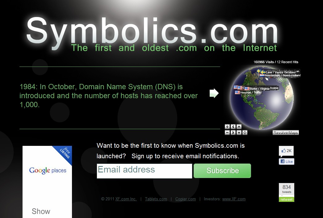 Symbolics.com was first