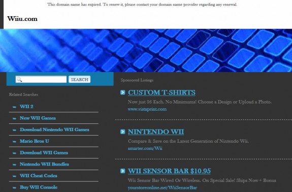 Wiiu.com domain expired